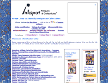Tablet Screenshot of antique-references.inkspotantiques.com